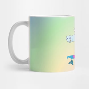 Happy Art Unicorn Rainbow Mug